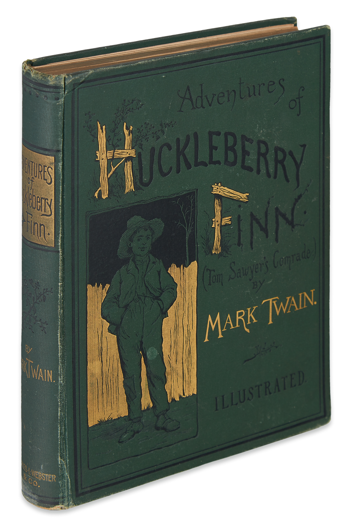 TWAIN, MARK. Adventures of Huckleberry Finn.
